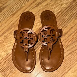 Tory Burch Brown Miller Sandals Size 7.5